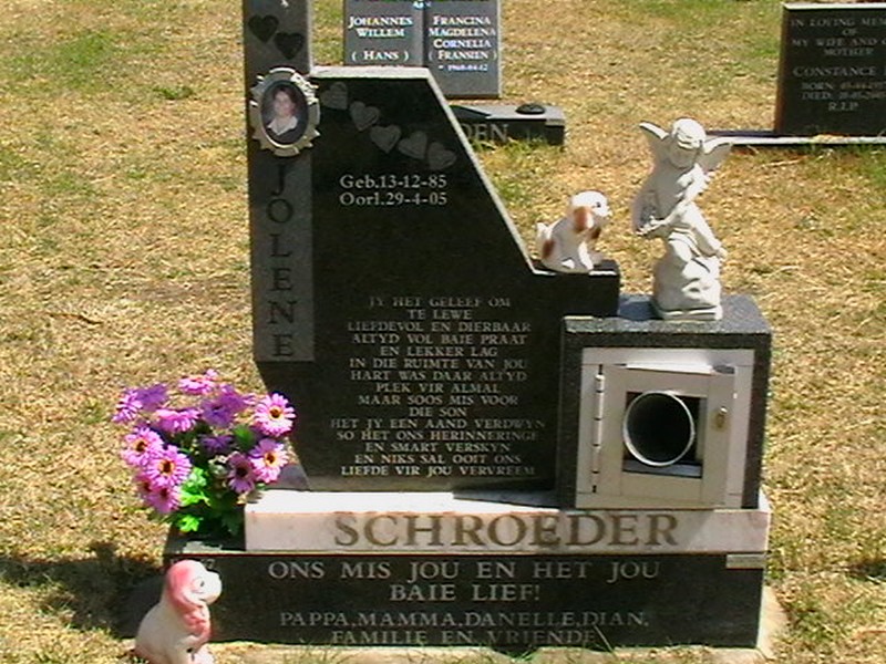 SCHROEDER Jolene 1985-2005