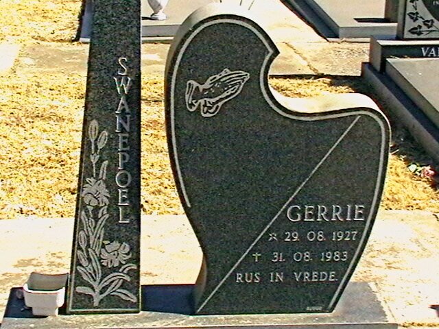 SWANEPOEL Gerrie 1927-1983