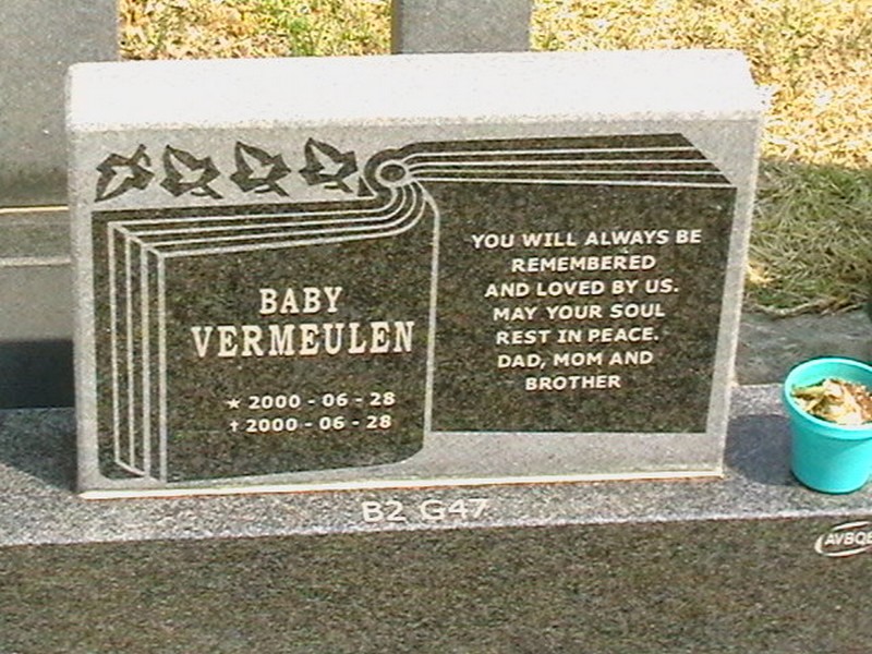 VERMEULEN Baby 2000-2000