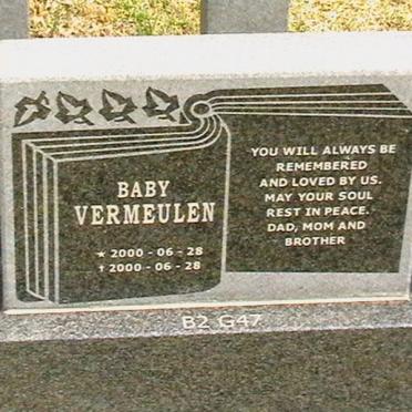 VERMEULEN Baby 2000-2000