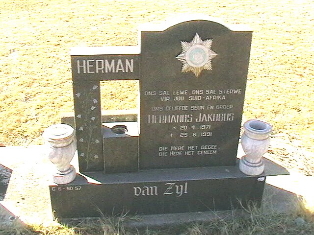 ZYL Hermanus Jakobus, van 1971-1991