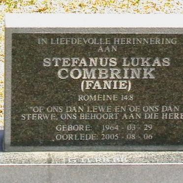 COMBRINK Stefanus Lukas 1964-2005
