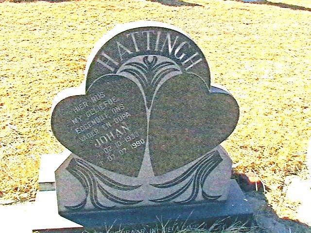 HATTINGH Johan 1933-1990