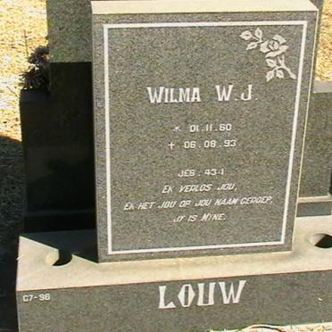 LOUW Wilma W.J. 1960-1993