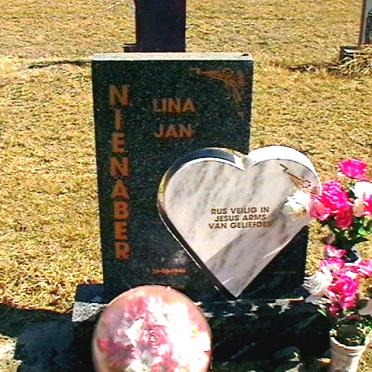 NIENABER Jan 1946-1998 &amp; Lina 1948-