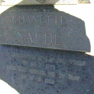 NAUDE Chanette 1975-1982