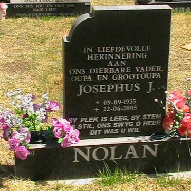 NOLAN Josephus J. 1935-2005