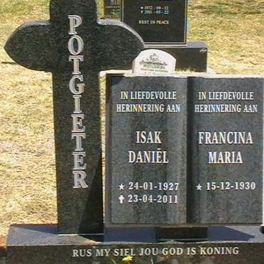 POTGIETER Isak Daniël 1927-2011 &amp; Francina Maria 1930-