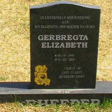 RHEEDER Gerbregta Elizabeth 1940-2005