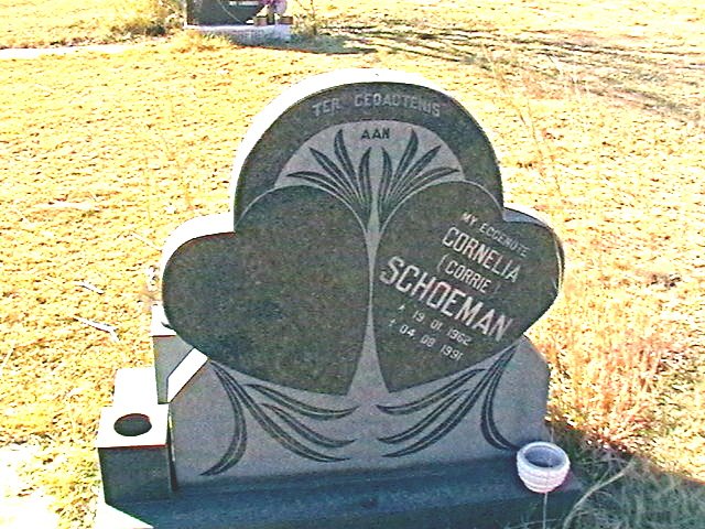 SCHOEMAN Cornelia 1962-1991