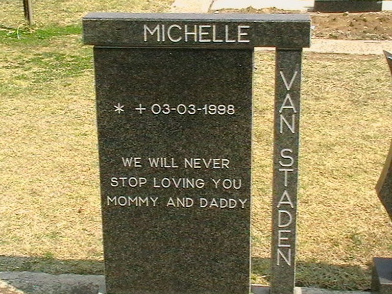 STADEN Michelle, van 1998-1998