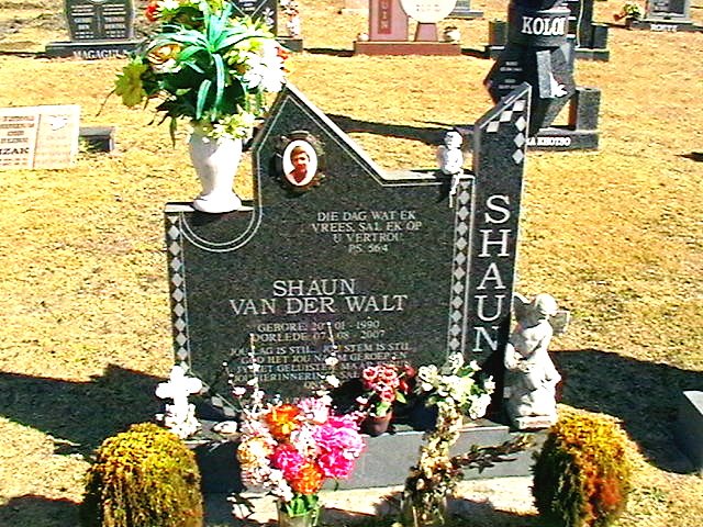 WALT Shaun, van der 1990-2007