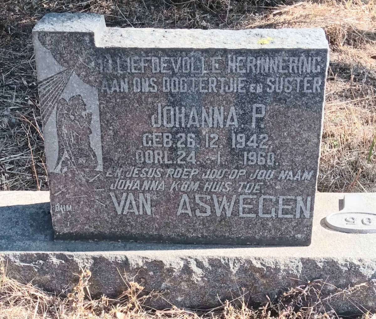 ASWEGEN Johanna P., van 1942-1960