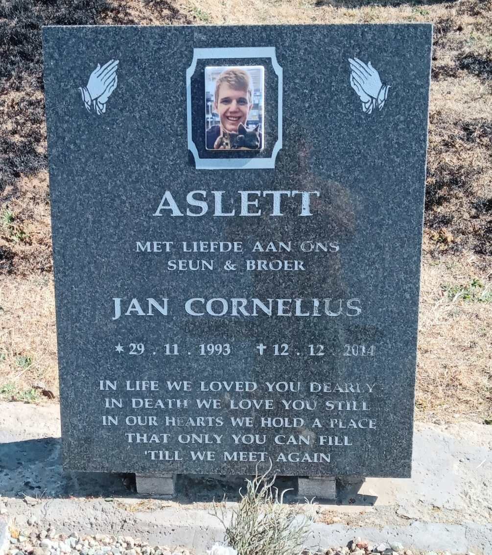 ASLETT Jan Cornelius 1993-2014