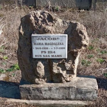 JACOBS Maria Magdalena 1926-1999