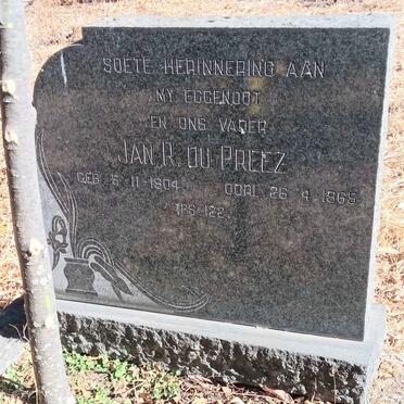 PREEZ Jan R., du 1904-1965