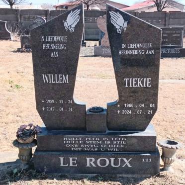 ROUX Willem, le 1959-2017 & Tiekie 1966-2024