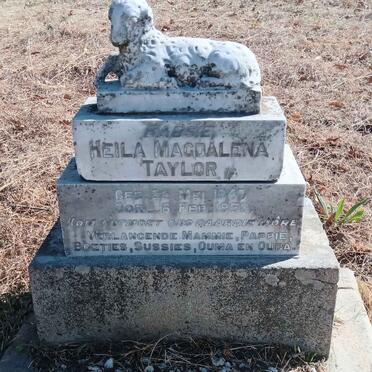 TAYLOR Heila Magdalena 1947-1950