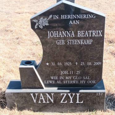 ZYL Johanna Beatrix, van nee STEENKAMP 1925-2009
