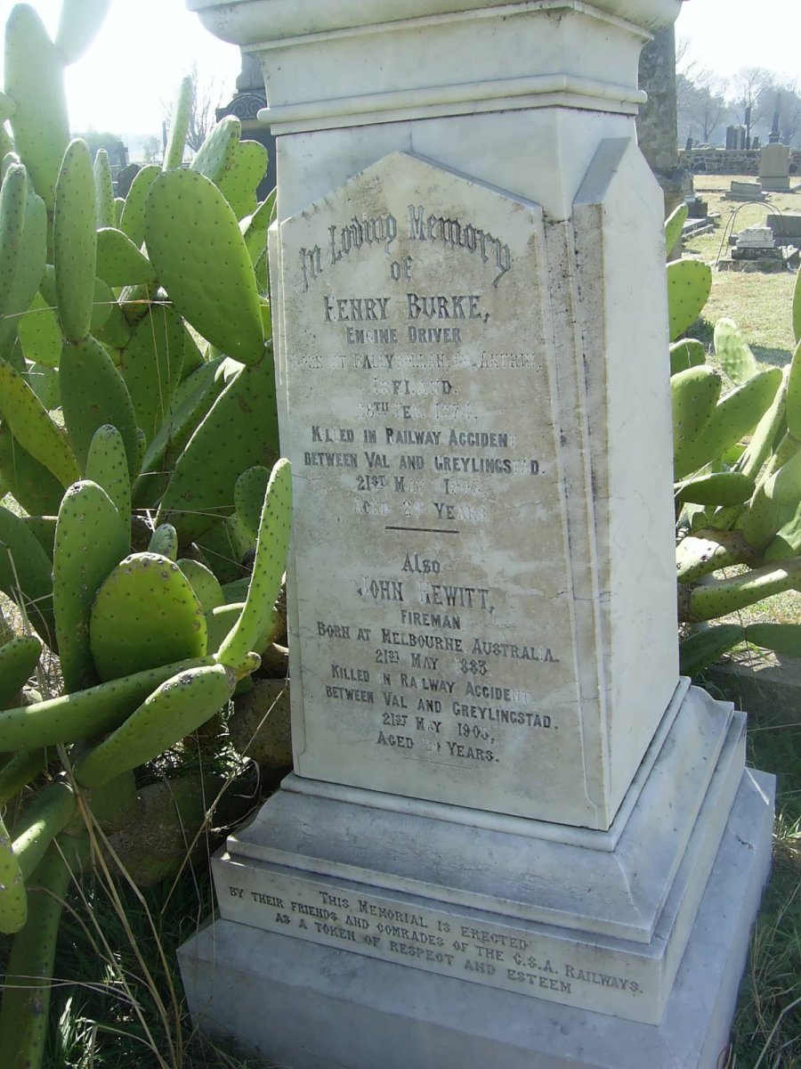 BURKE Henry  -1905 :: HEWITT John 1883-1905