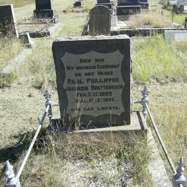 BREYTENBACH Paul Phillipus Joachom 1885-1942