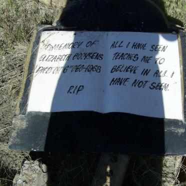 BOOYSENS Elizabeth -1968