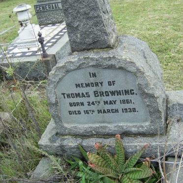 BROWNING Thomas 1861-1938