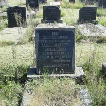 GELDENHUYS Jacobus Petrus 1893-1946