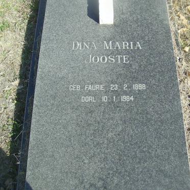 JOOSTE Dina Maria nee FAURIE 1898-1984