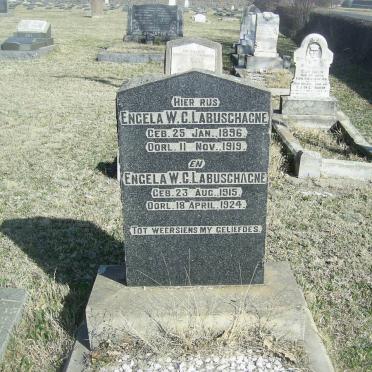 LABUSCHAGNE Engela W.C. 1896-1919 :: LABUSCHAGNE Engela W.C. 1915-1924 