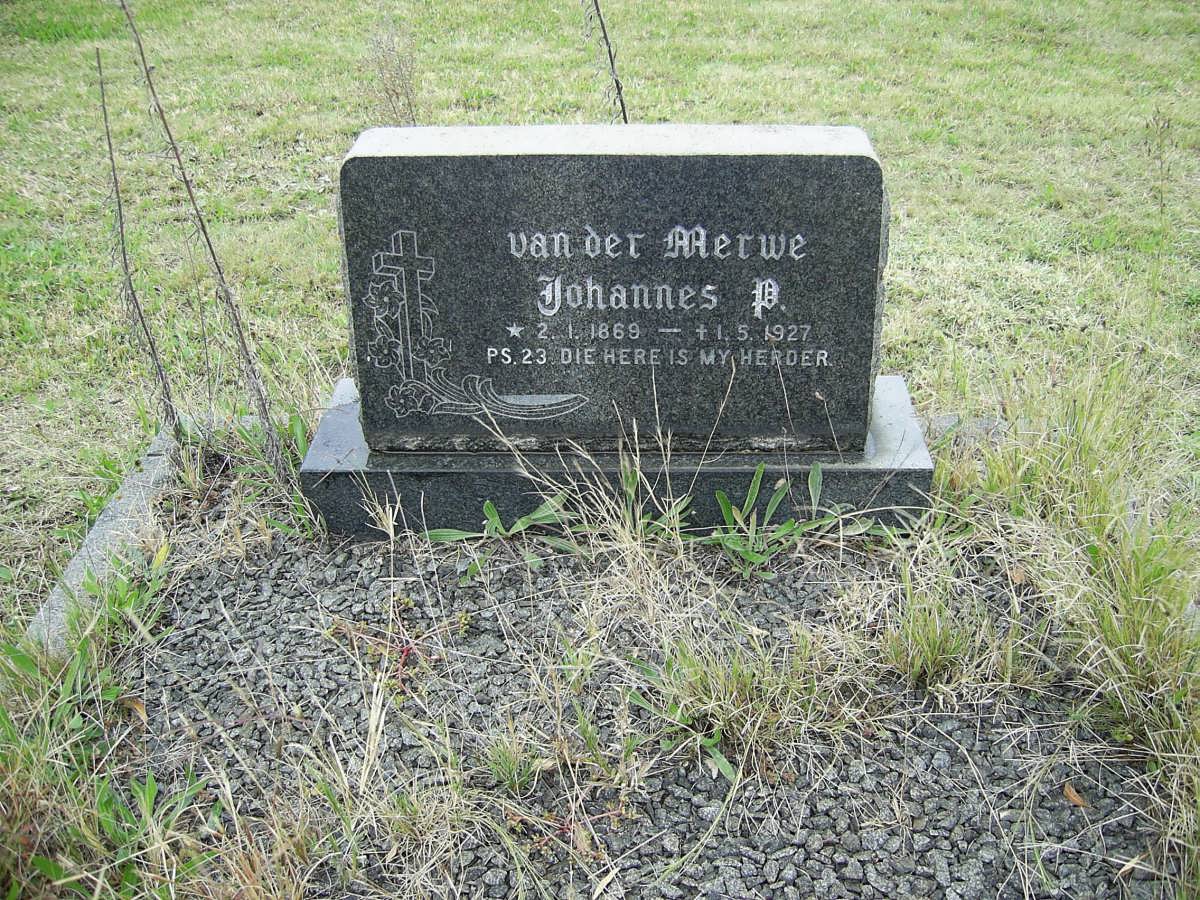 MERWE Johannes P., van der 1869-1927