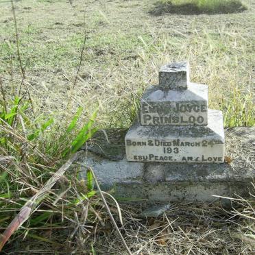 PRINSLOO Emily Joyce 1934-1934