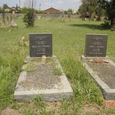 SNYMAN Nicolaas 1884-1962 &amp; Anna L. 1893-1977