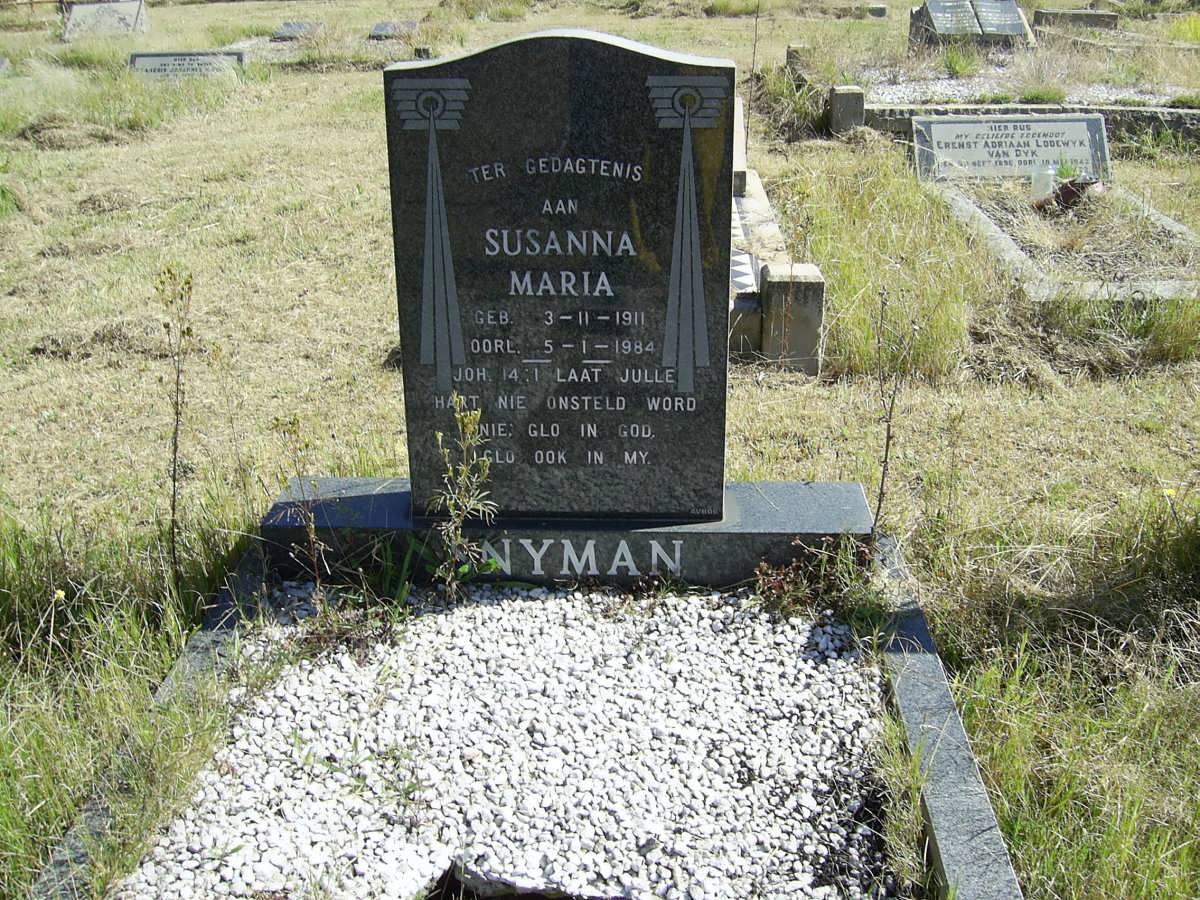 SNYMAN Susanna Maria 1911-1984