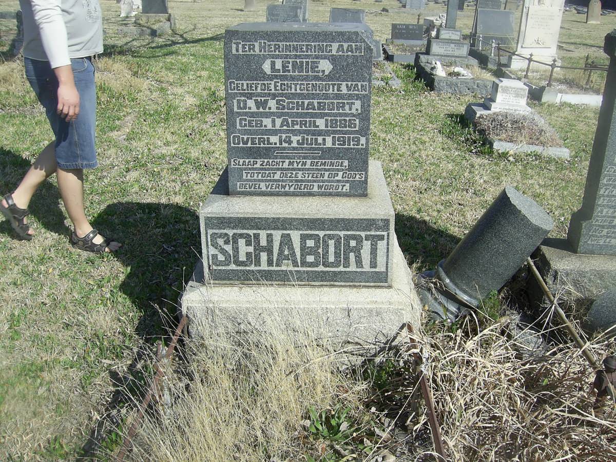 SCHABORT Lenie 1886-1919