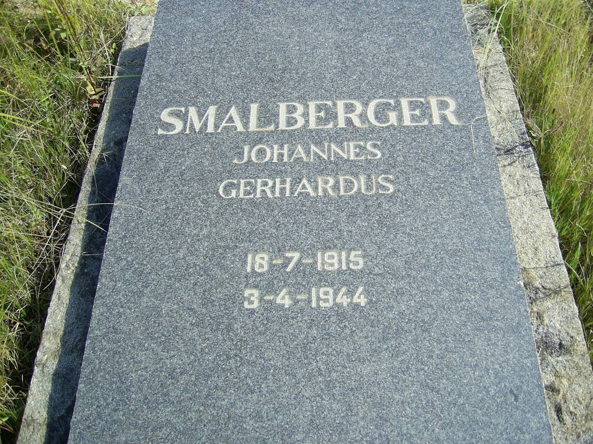 SMALBERGER Johannes Gerhardus 1915-1944