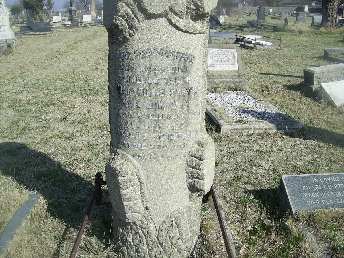 SPUY Martinus Steyn, van der 18??-1923