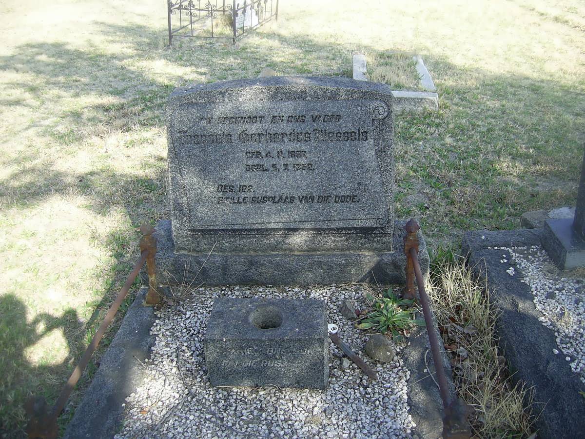 WESSELS Johannes Gerhardus 1887-1952