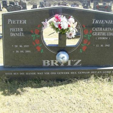BRITZ Pieter Daniel 1937-2001 &amp; Catharina Gertruida STORM 1942-