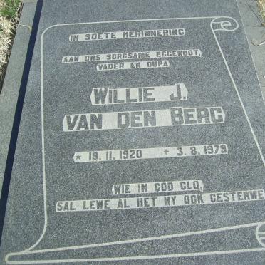 BERG Willie J., van den 1920-1979