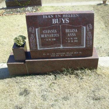 BUYS Stefanus Bernardus 1930- &amp; Helena Anna 1930-2003