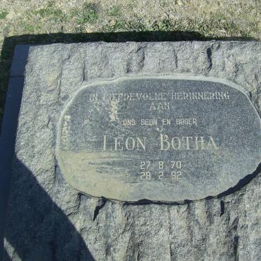 BOTHA Leon 1970-1992