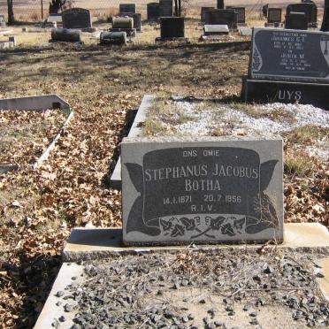 BOTHA Stephanus Jacobus 1871-1956