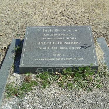 BOTHA Pieter Hendrik 1886-196?