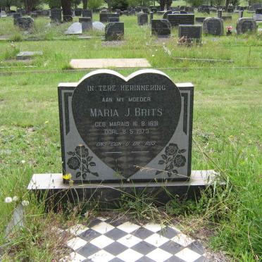 BRITS Maria J. nee MARAIS 1891-1973