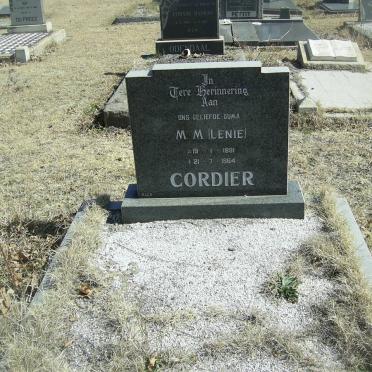 CORDIER M.M. 1891-1964