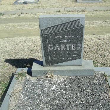 CARTER Corna 1920-1981