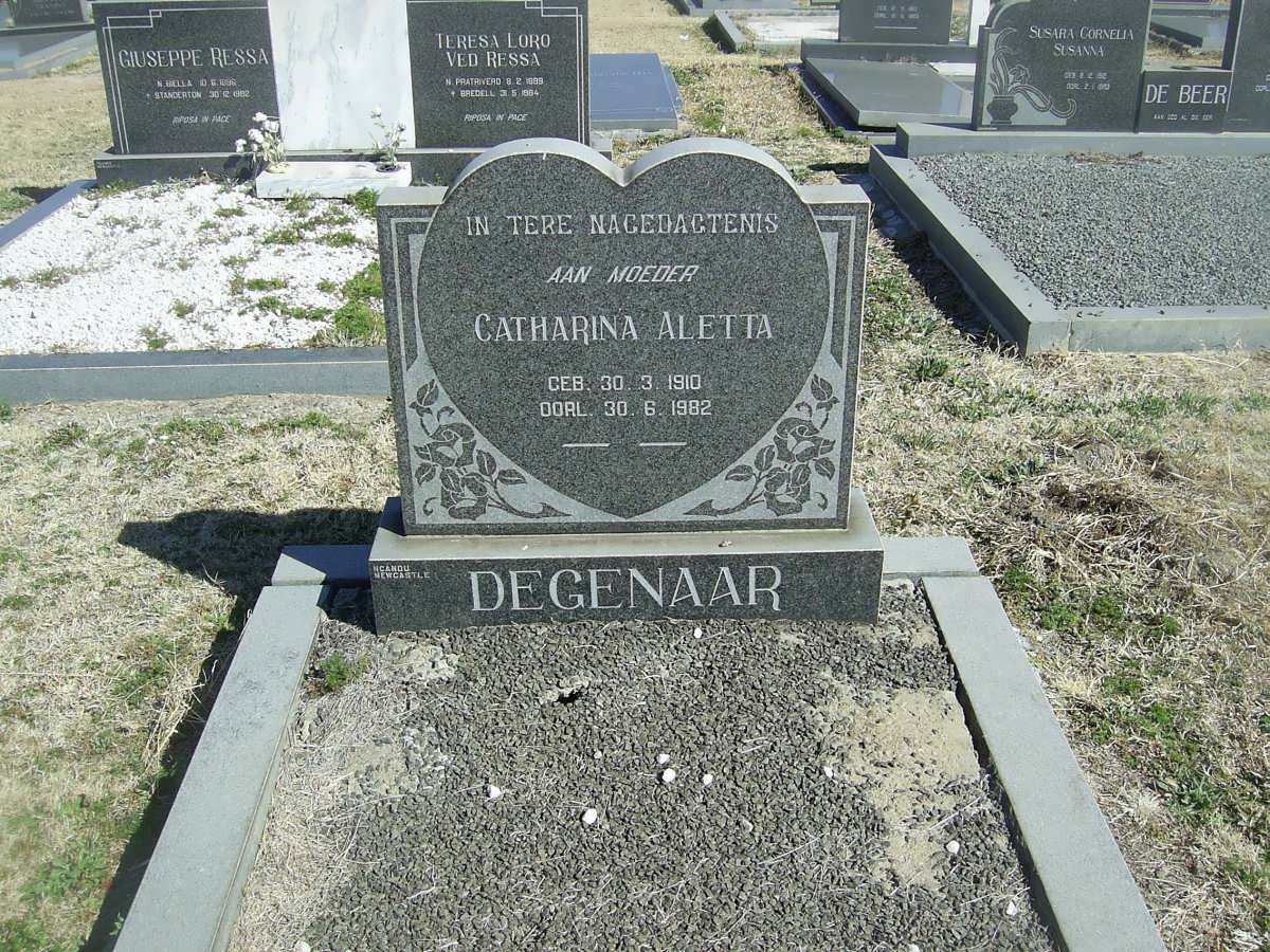 DEGENAAR Catharina Aletta 1910-1982