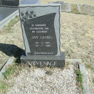DUVENAGE Jan George 1901-1980