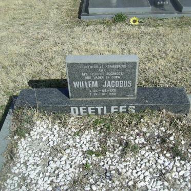 DEETLEFS Willem Jacobus 1931-1990